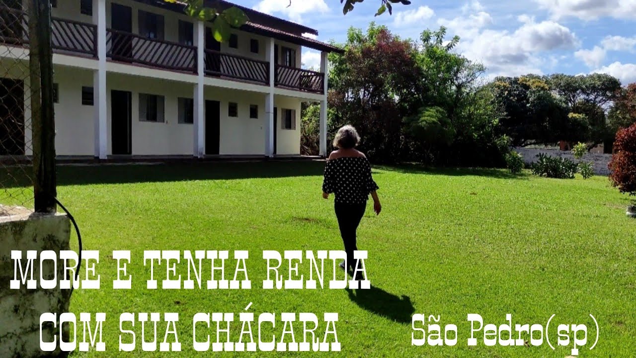 CHÁCARA COM ESTRUTURA PRONTA PARA POUSADA ( VENDE-SE) TURISMO RURAL EM ALTA EM SÃO PEDRO(SP)
