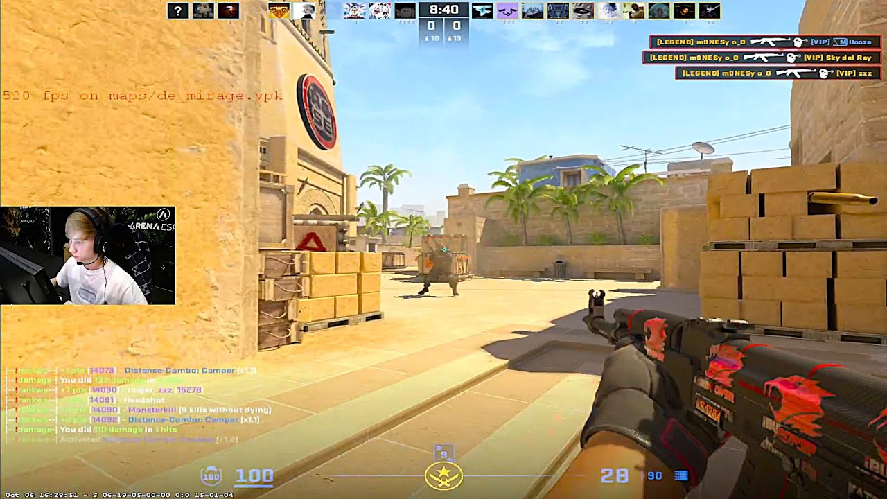 m0NESY PLAYS DEATHMATCH IN CS2 #3