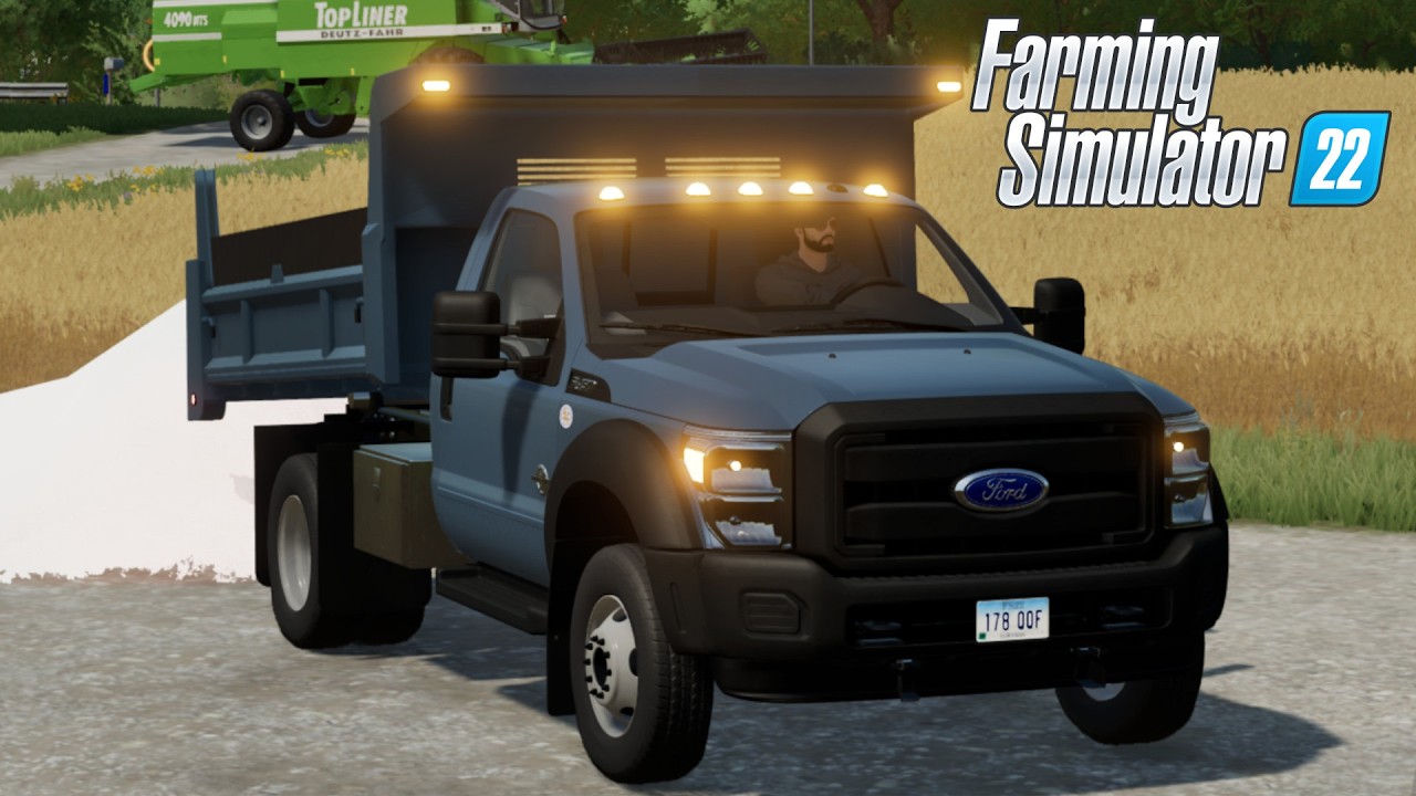 FS22 - Ford F550 Dump Truck 6.7L - NEW CAR MOD for Farming Simulator 2022 ROLEPLAY