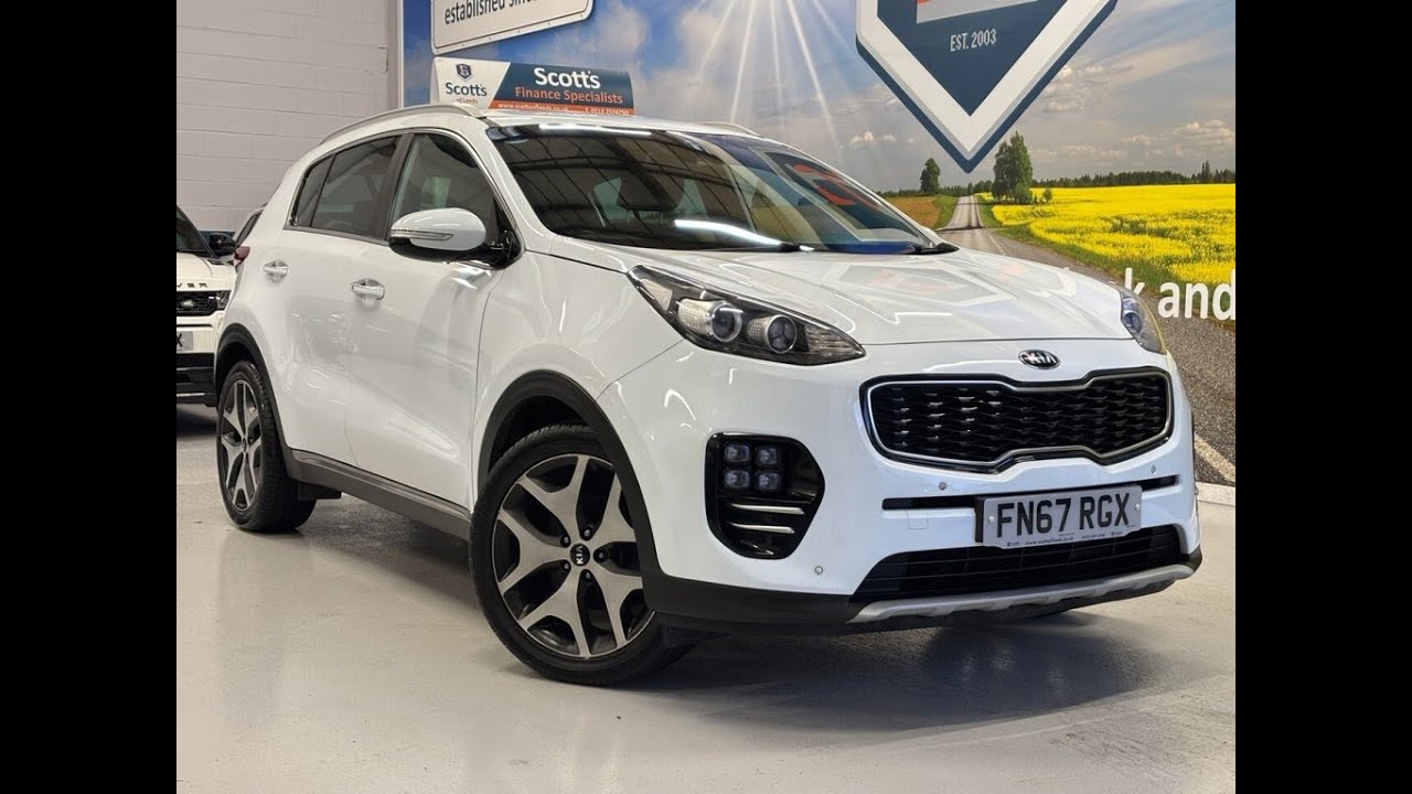 KIA SPORTAGE 1.7 CRDi GT-Line Edition SUV 5 Door Diesel Automatic White DCT Euro 6
