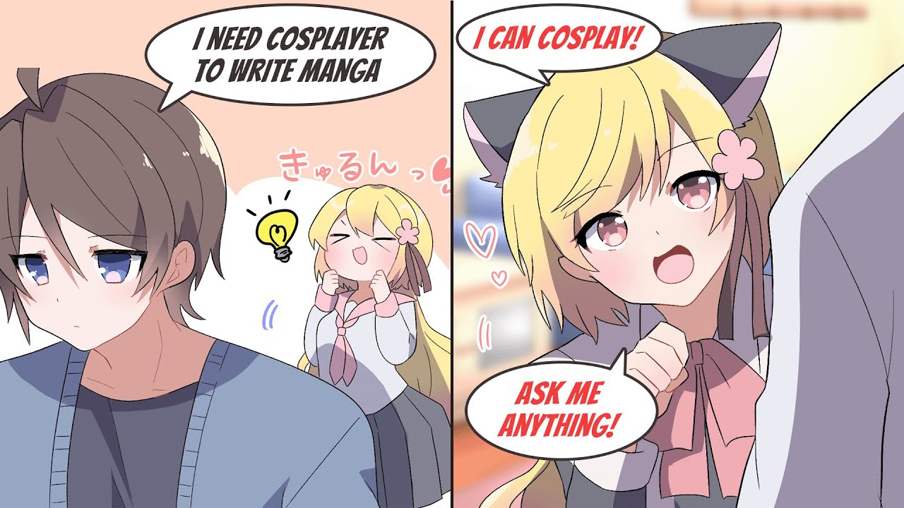 【Manga dub】My friend cosplays as I tell her so I try how far I can ask her to realize my dream！