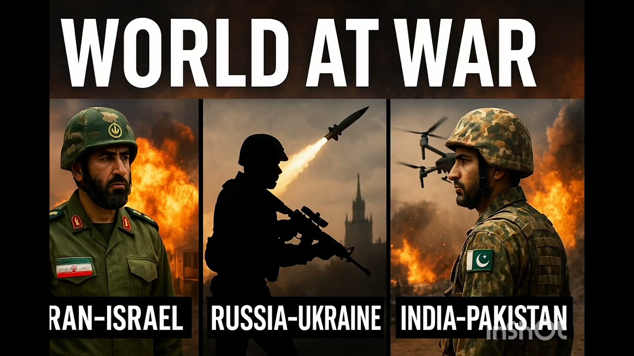 WORLD AT WAR | Iran–Israel | Russia–Ukraine | India–Pakistan Conflict Explained (2025) 