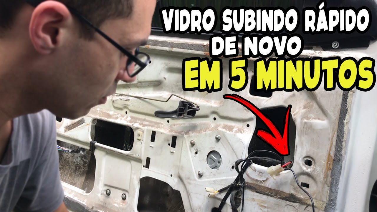 VIDRO ELÉTRICO SUBINDO LENTO -  MAIS FÁCIL QUE PARECE