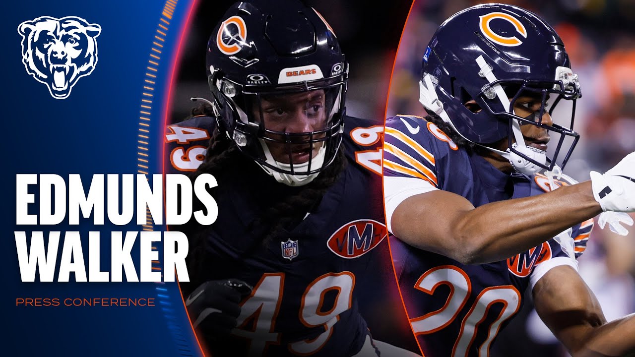 Tremaine Edmunds, Jahdae Walker reflect on victory over Packers | Press Conference