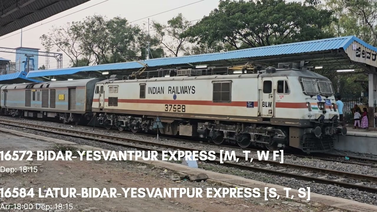 16572 Bidar to Yesvantpur Express