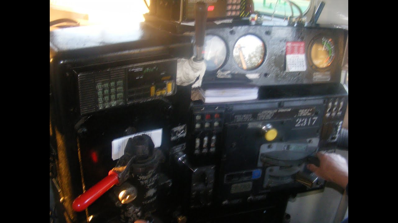 NB Southern 2317 cab ride June 19 2008