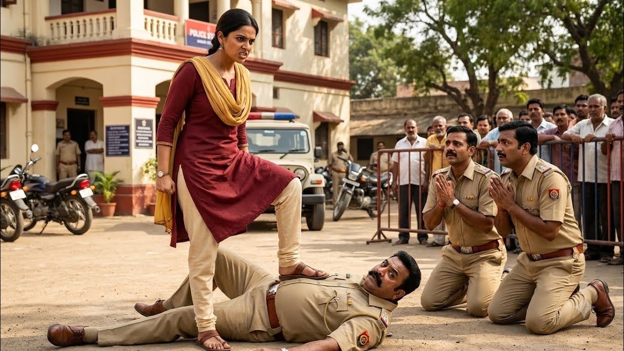 इंस्पेक्टर कर रहा था आम लड़की को परेशान..फिर लड़की ने इंस्पेक्टर के साथ जो किया 😱