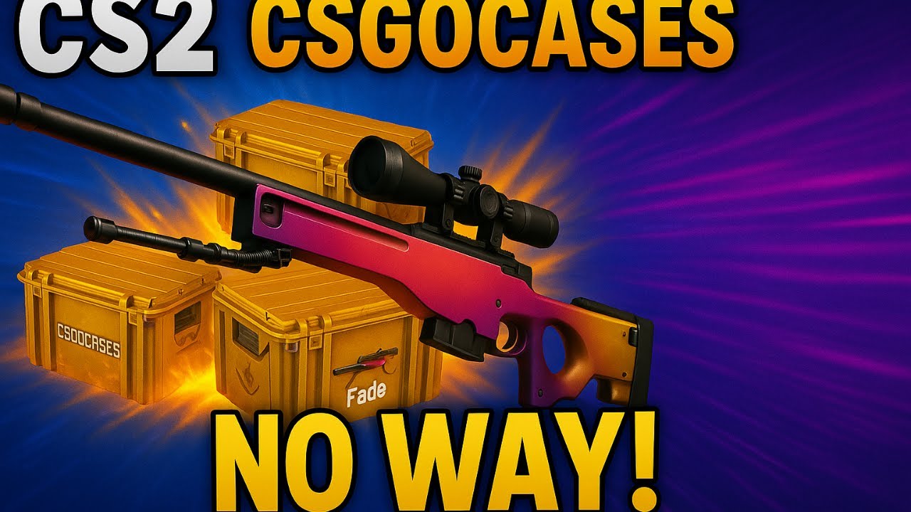AWP Fade UNBOXED! - CSGOCASES PROMO CODE 2025