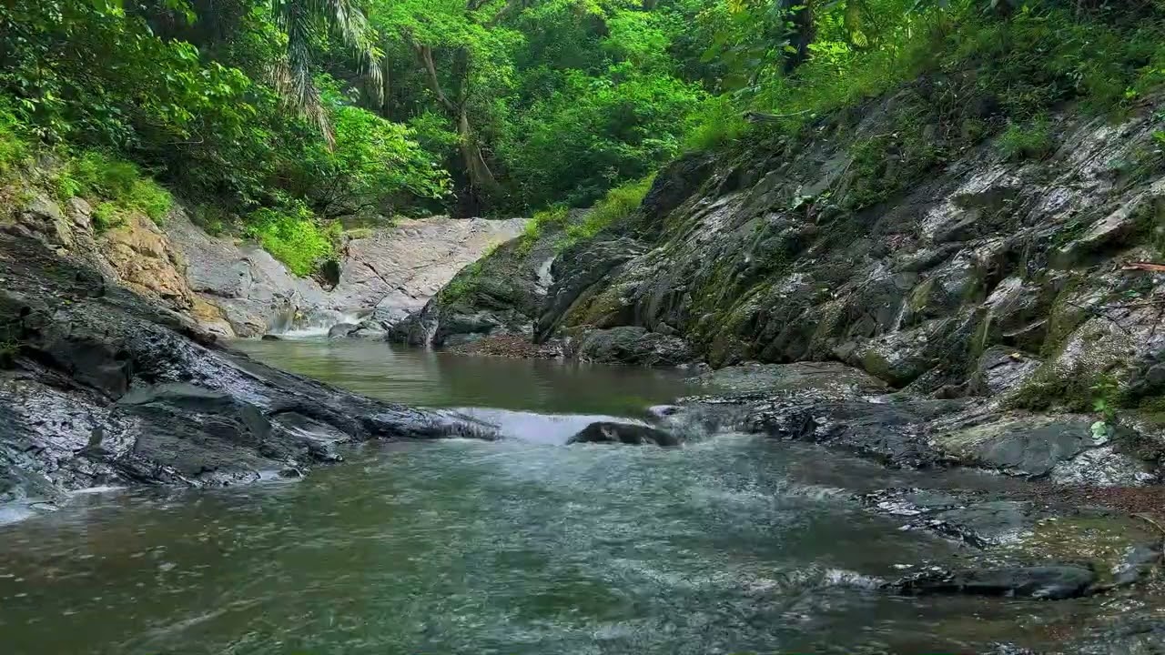 Sleep to Relaxing River Ambience | Deep Nature Water Sounds for Stress Relief Mind Calm & Healing