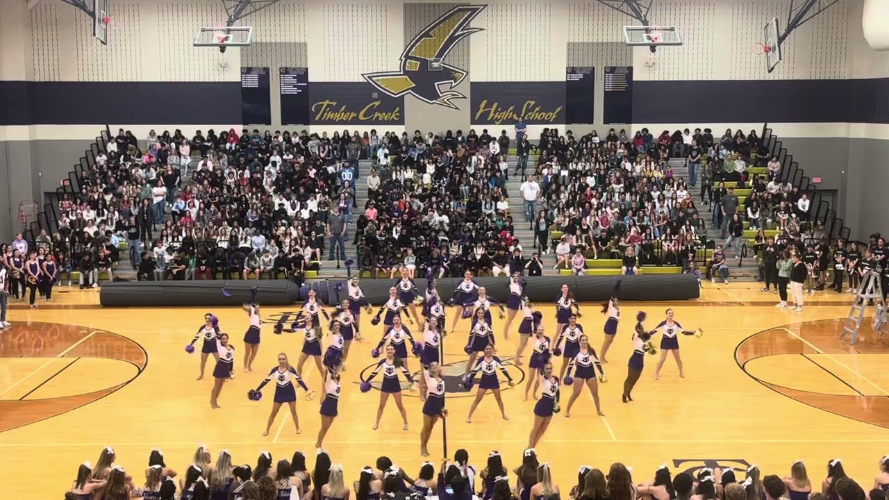 Timber Creek Sky Dancers Pep Rally Pom 2023