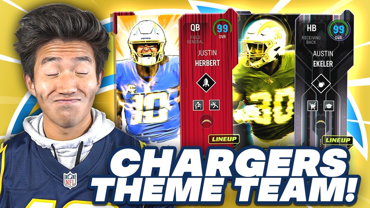 The Chargers Theme Team Is the Best Team In Madden 23.. Not bias