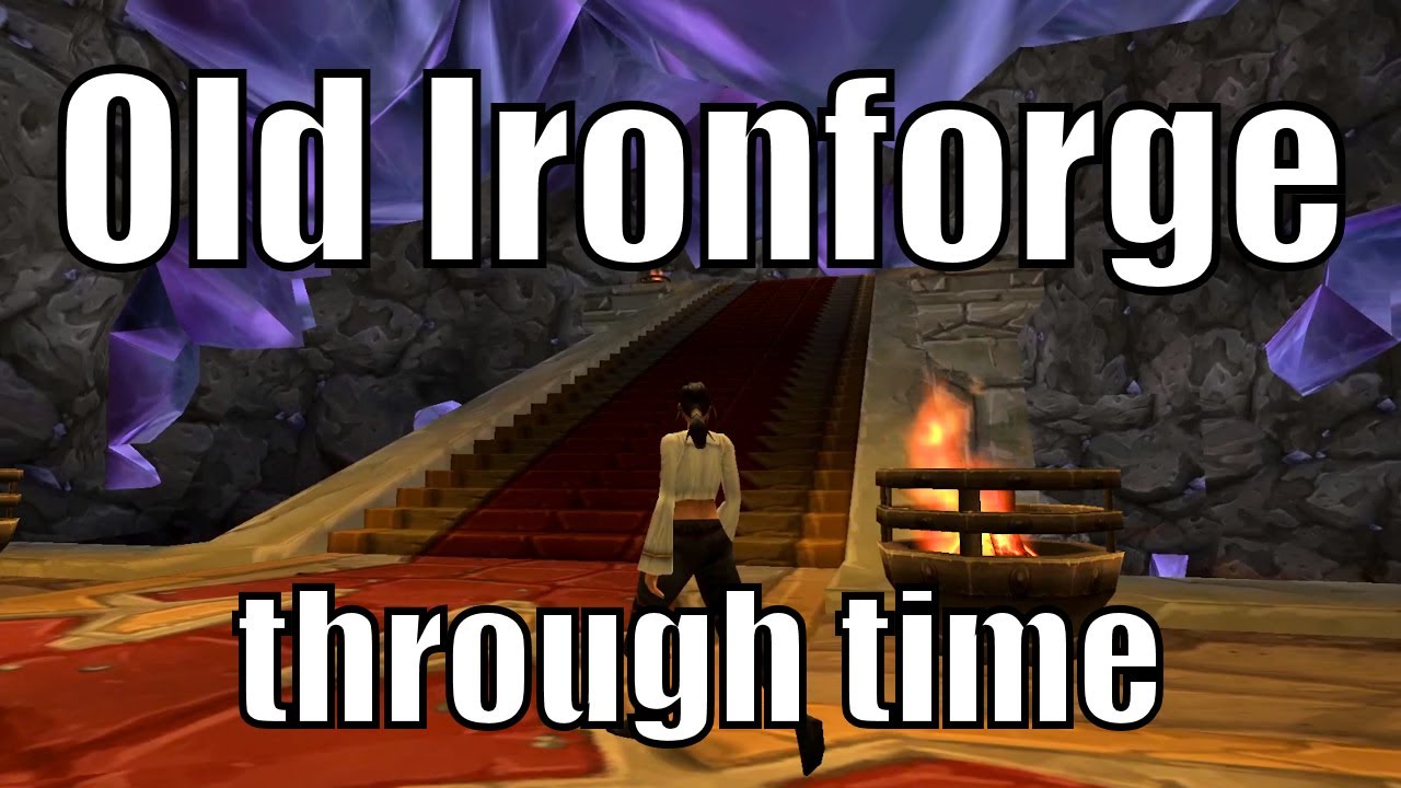 Old Ironforge through time - WoW Timewalker - World of Warcraft Vanilla Alpha, WotLK PS, TWW Retail