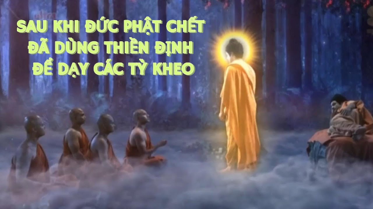 SAU KHI CHẾT ĐỨC PHẬT ĐÃ DẠY CÁC TỲ KHEO BẰNG THIỀN ĐỊNH THẾ NÀO?