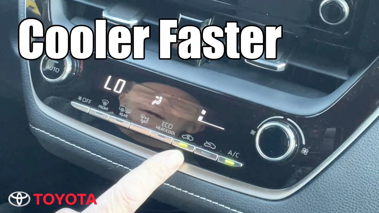 Guide to your Toyota vehicle’s climate control system