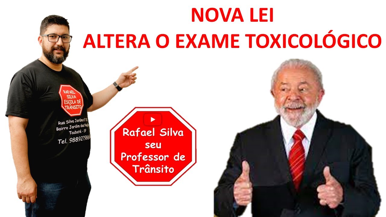 NOVA LEI ALTERA A FISCALIZAÇÃO DO EXAME TOXICOLÓGICO