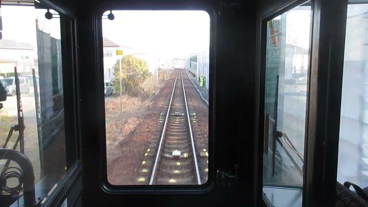 JR武豊線 前面展望 東成岩駅から半田駅