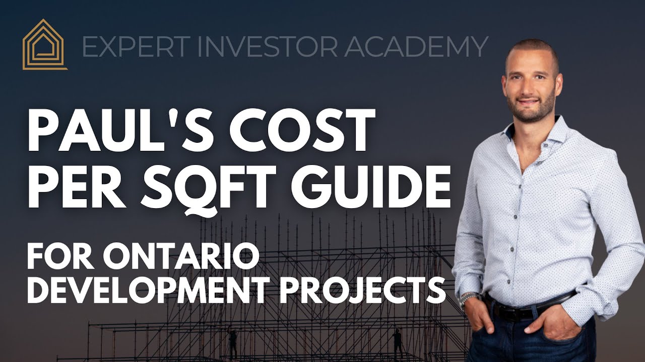 The per sq ft Guide for Ontario development projects