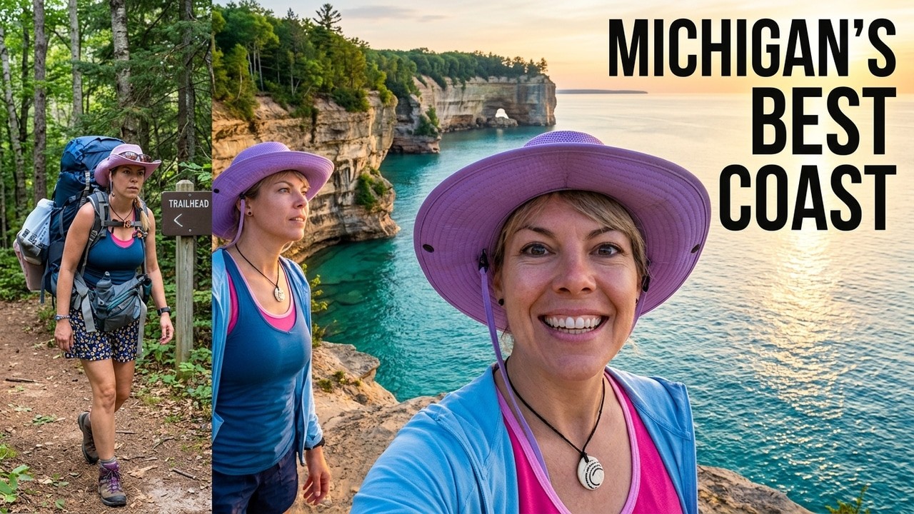 Michigan’s BEST Hike | Pictured Rocks + Lake Superior Views | Full Vlog + Planning Guide
