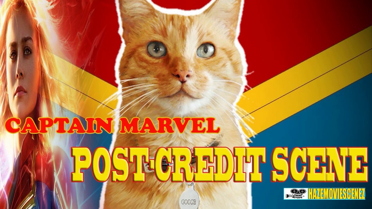 CAPTAIN MARVEL - POST-CREDIT SCENE HD - GOOSE THE CAT