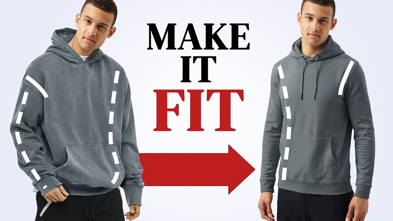How To Tailor An Oversized Hoodie