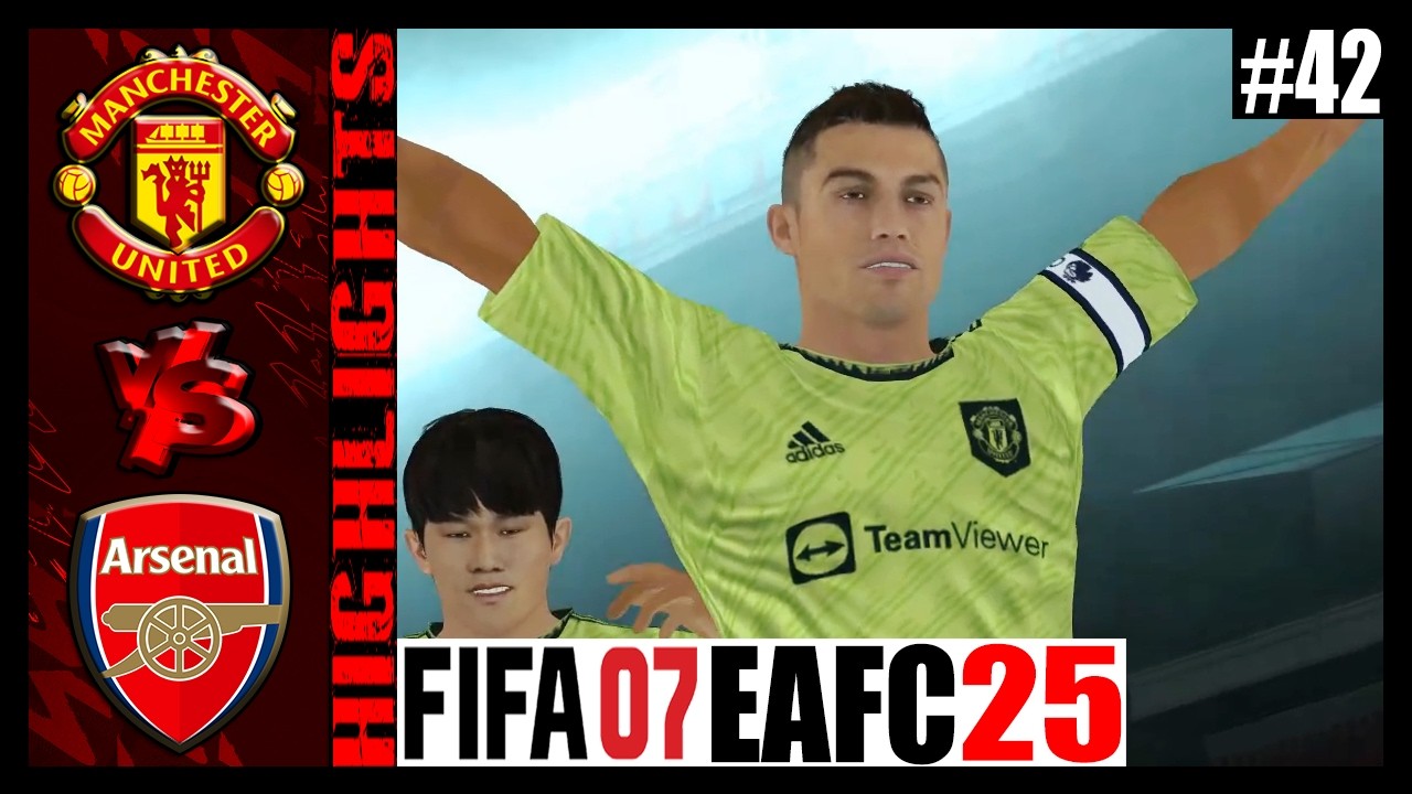 Манчестер Юнайтед против Арсенала 🔥 FIFA 07 EAFC 25 Патч V3 🔥 Режим карьеры FIFA 07 #42