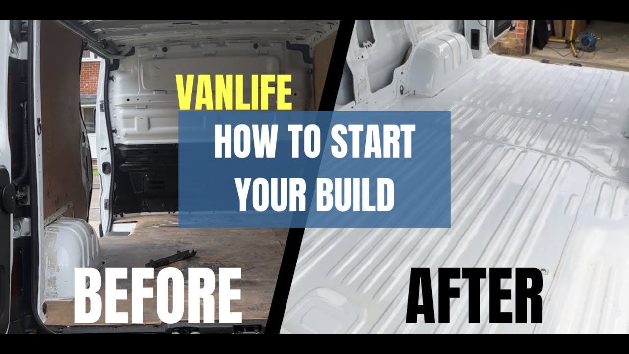 FULL Van Conversion - Vauxhall  VIVARO to VANLIFE in 3 MONTHS - Part 1 DEEP CLEANING