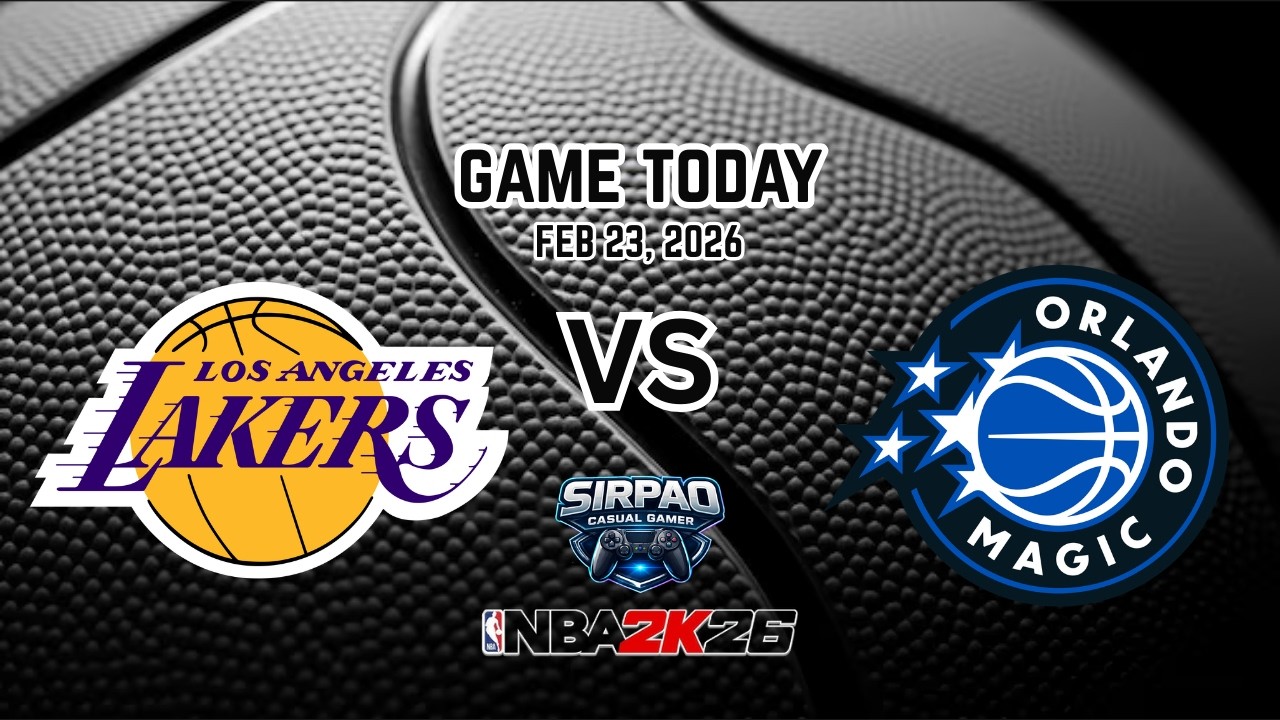 NBA GAME TODAY | LA LAKERS VS ORLANDO MAGIC | NBA 2K26 LIVE | FEB 24, 2026