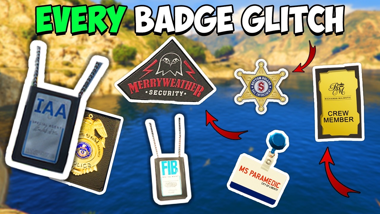 How To Get Every Badge Glitch In GTA 5 Online 2026!