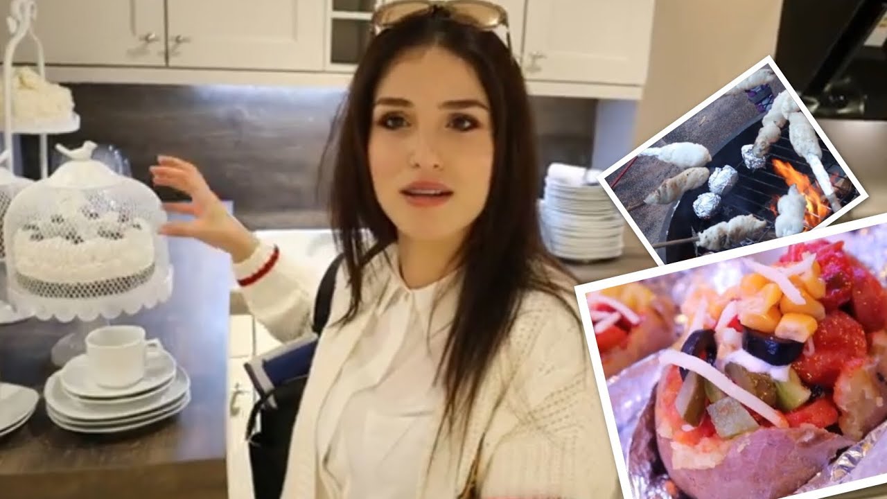 تغيير المطبخ بالكامل🤩و عادات الألمان  باستقبال الخريف 😍احتفال صغير 🍁🍂بطاطا مشويه بالفرن🥔