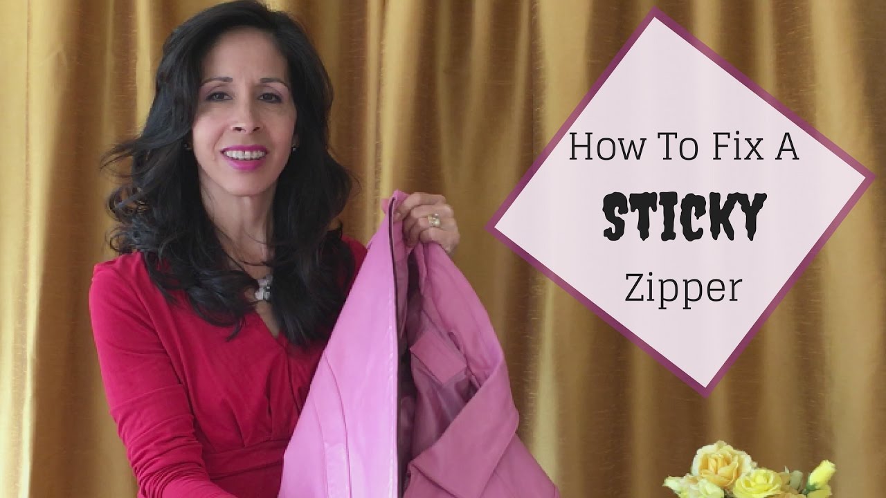 How To Fix A Sticky Zipper