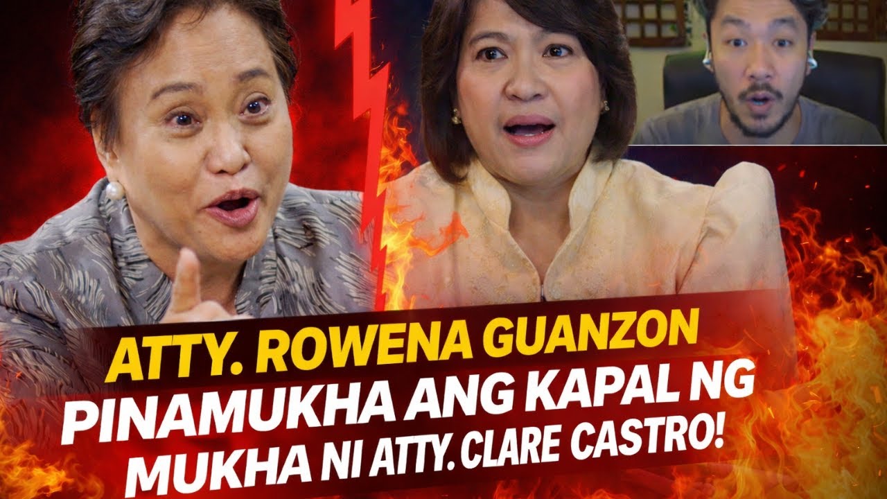 ATTY. ROWENA GUANZON PINAMUKHA ANG KAPAL NG MUKHA NI ATTY. CLAIRE CASTRO!