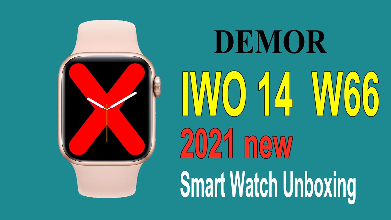 НОВИНКА 2021 года: умные часы DEMOR IWO 14 W66, обзор смарт-часов IWO14 66 Series 6, 44 мм, 40 мм