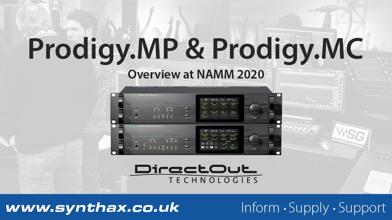 DirectOut Prodigy.MC & Prodigy.MP at NAMM 2020