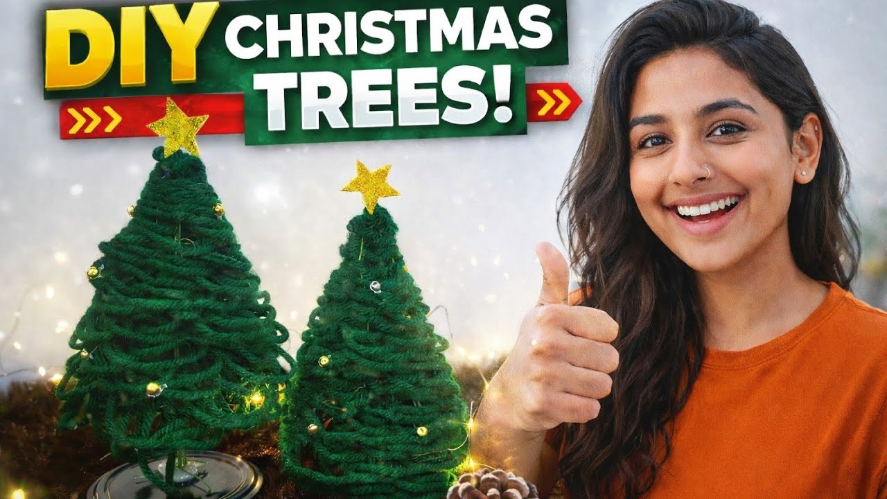 DIY X-MAS TREE#GIFT#diy||how to crochet for beginners||Christmas tree diy craft tutorials#lilthings 