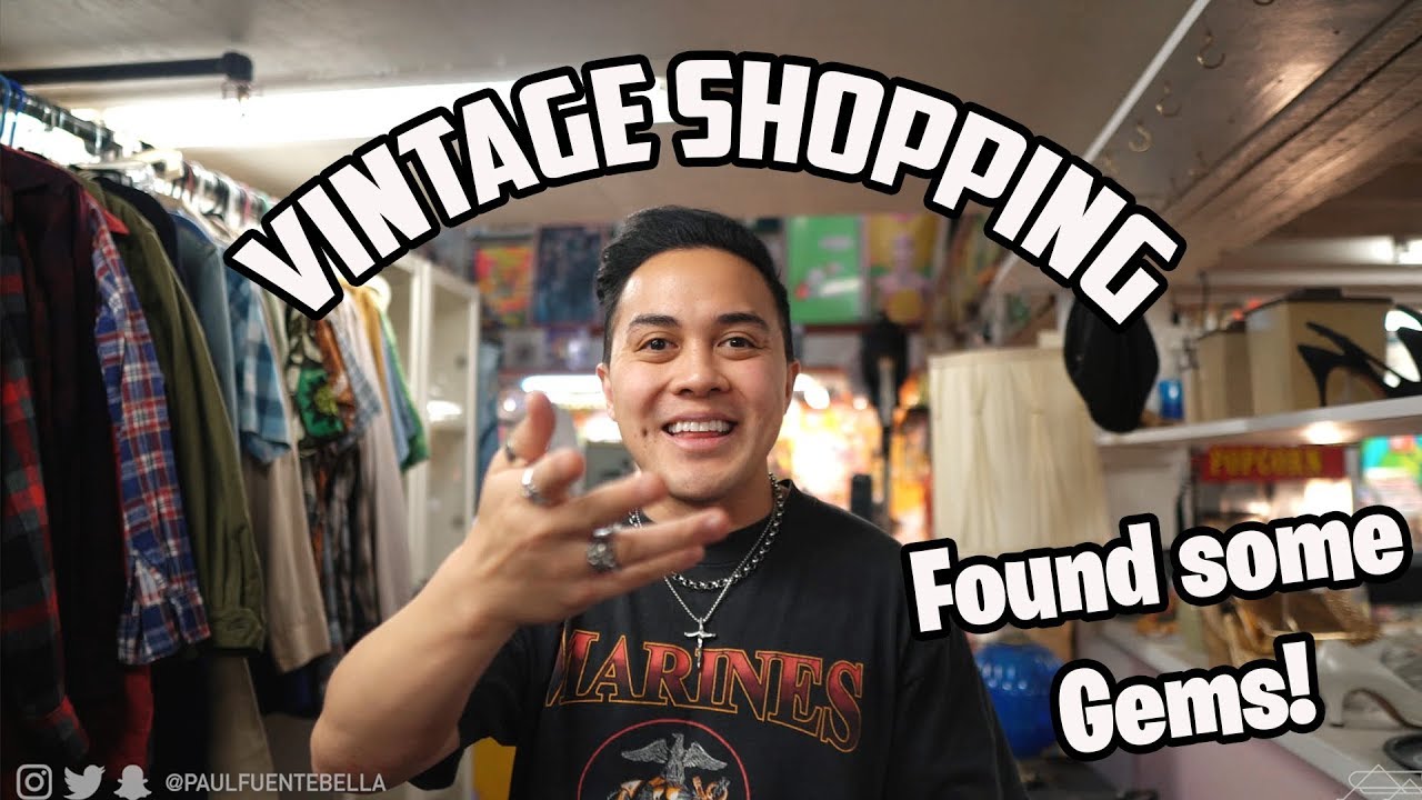 Come VINTAGE SHOPPING with me  (Tees, Denim, Giveaway and more!)