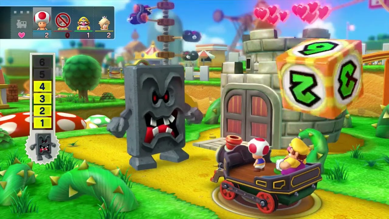 Mario Party 10- Mushroom Park (Bowser Party As Team Mario)