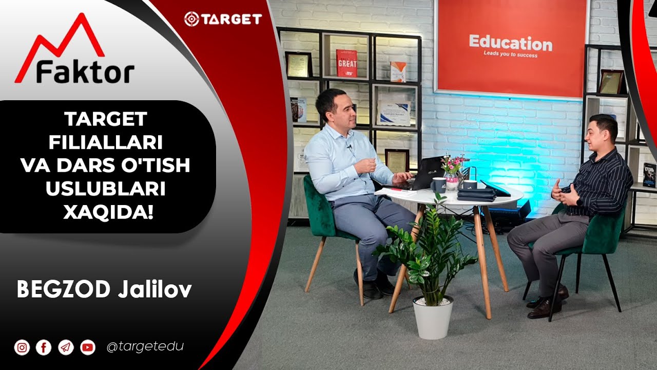 MFaktor | Target filiallari va dars o'tish uslubi xaqida!