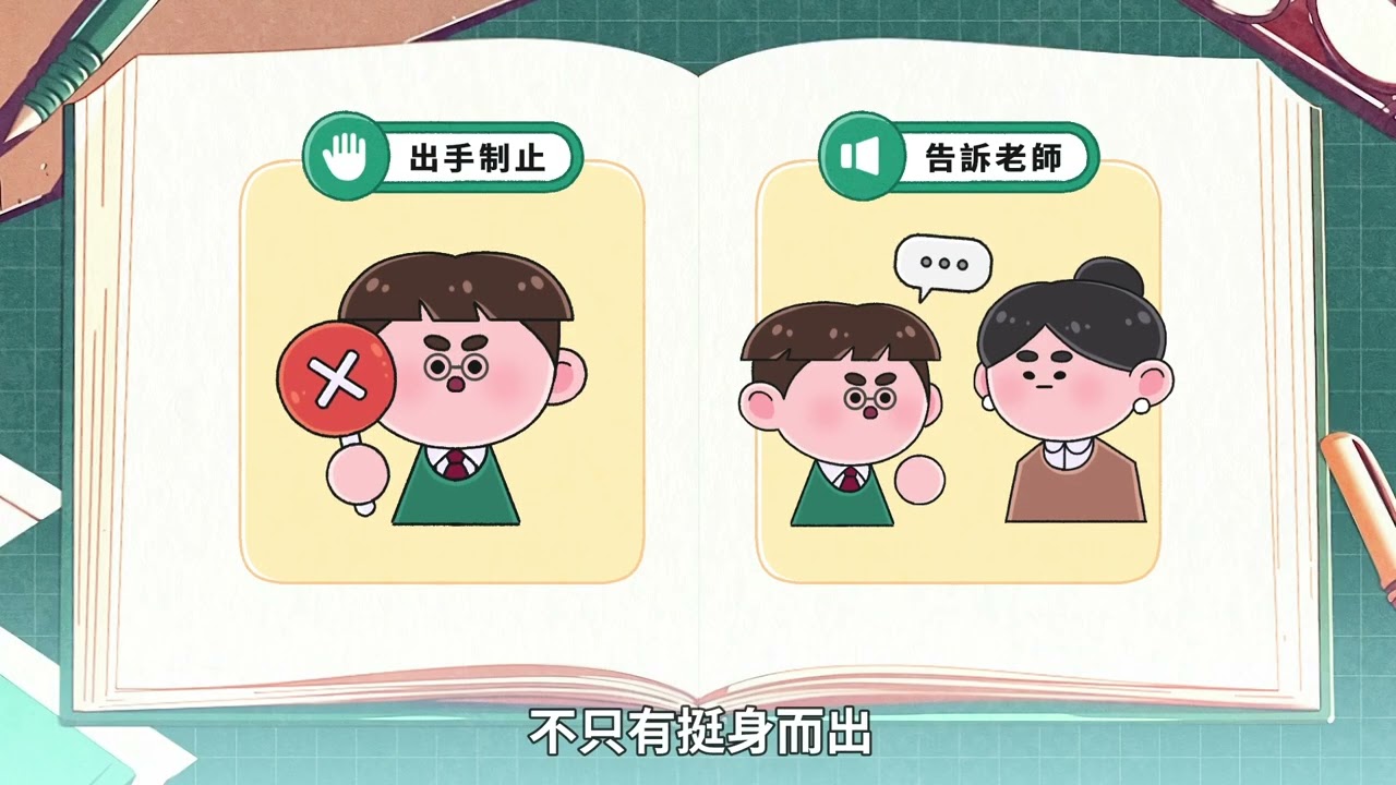 兒童權利公約（CRC）第二次國家報告結論性意見_少年版動畫EP1. 校園真心話(華語版)