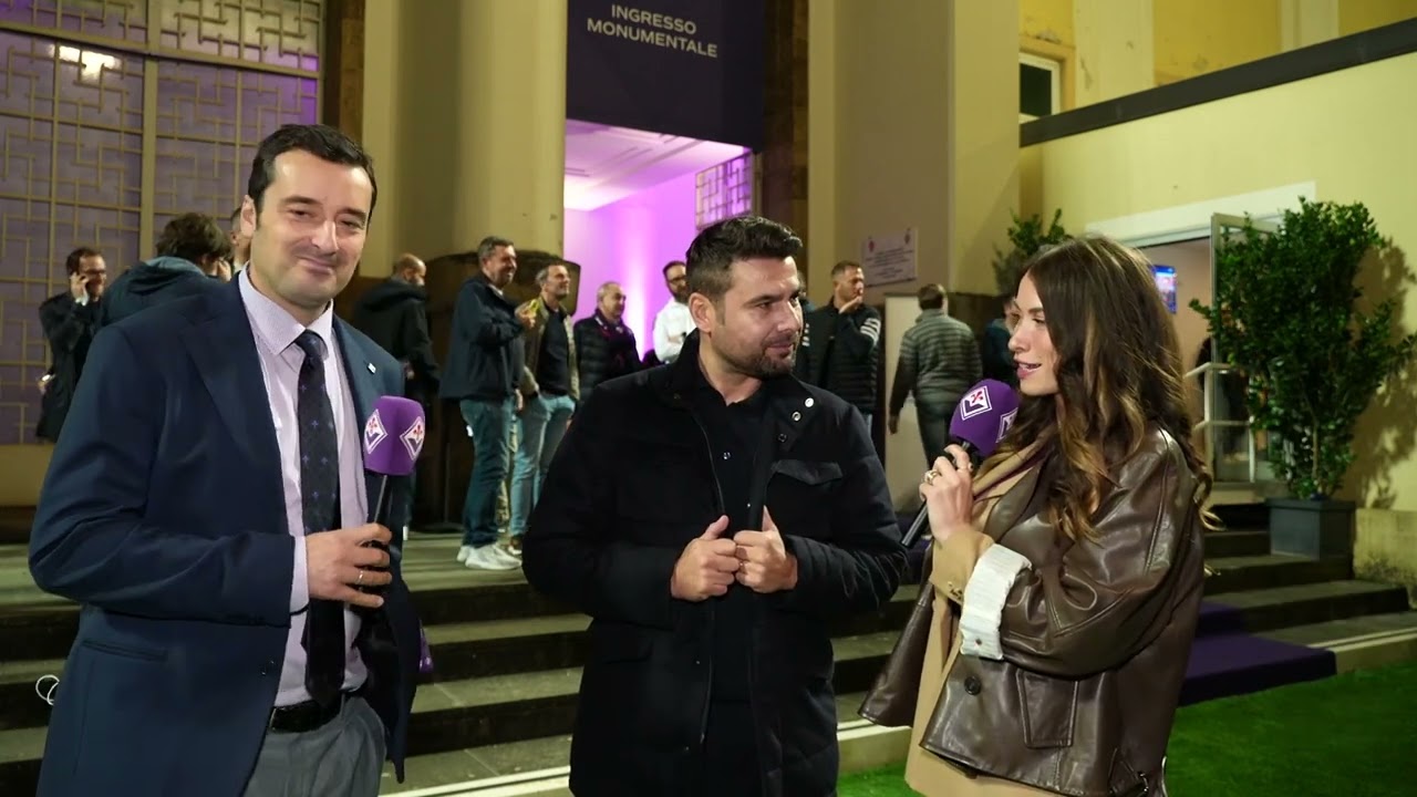 Adrian Mutu al Franchi per Fiorentina vs Milan :
