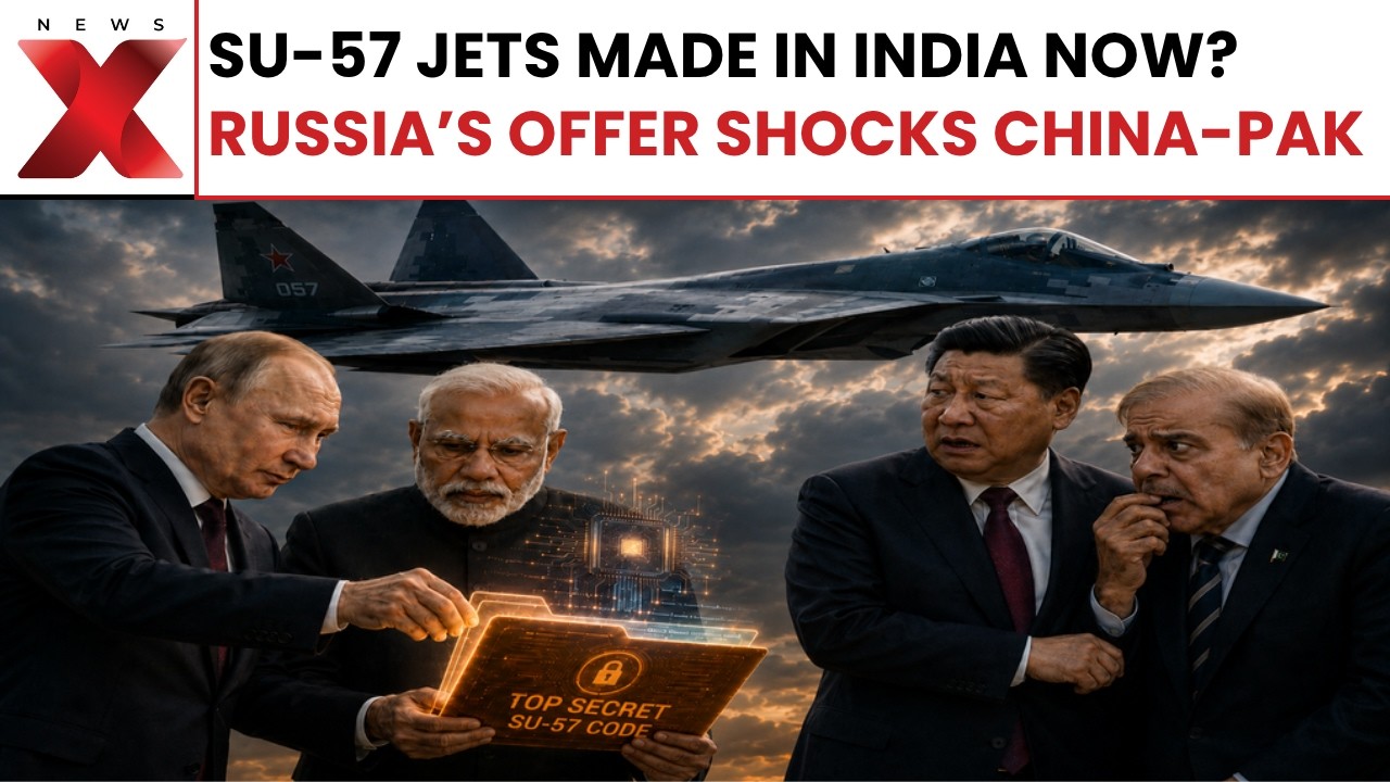 Su-57 Source Code For India? Russia Deal Alarms Pak-China | 5th Gen Stealth Fighter Made In India