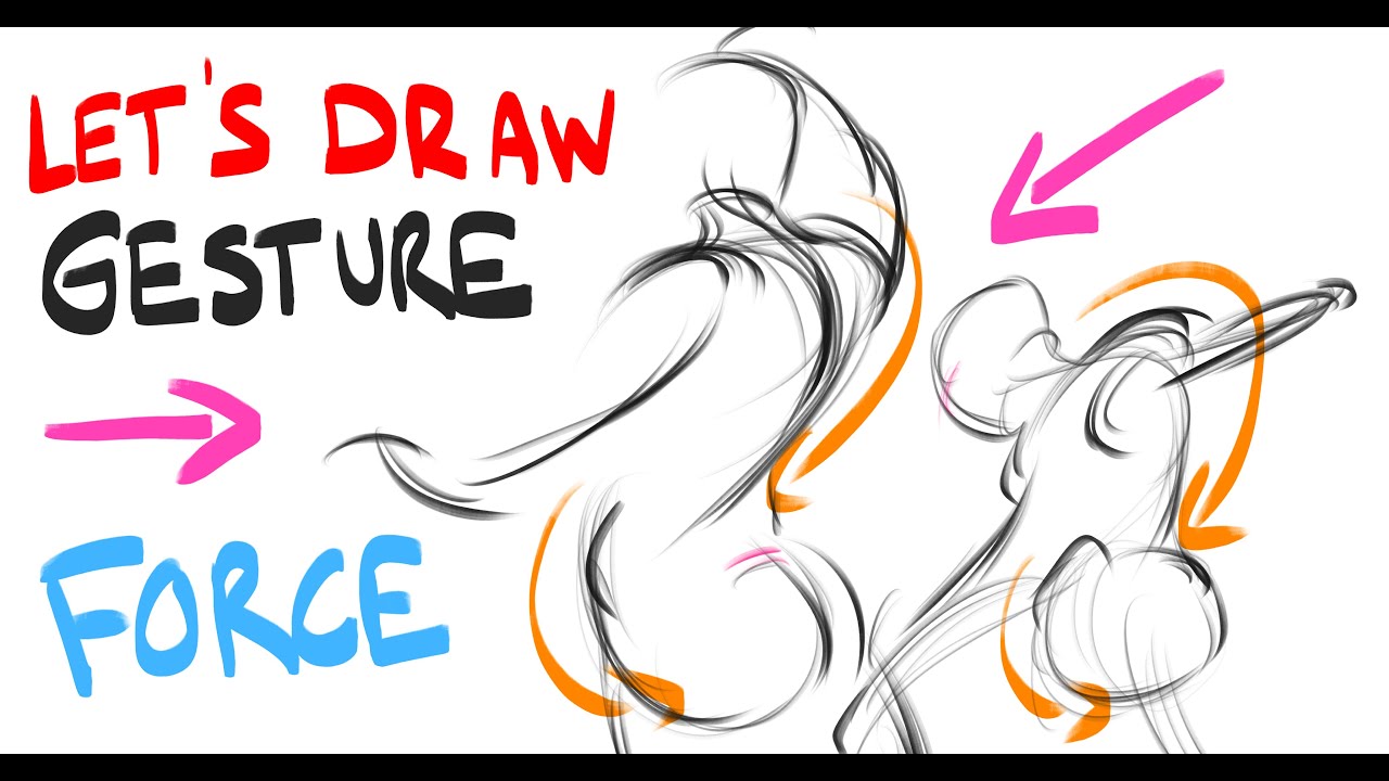 Lets Draw Together ! - Gesture Force Drawing