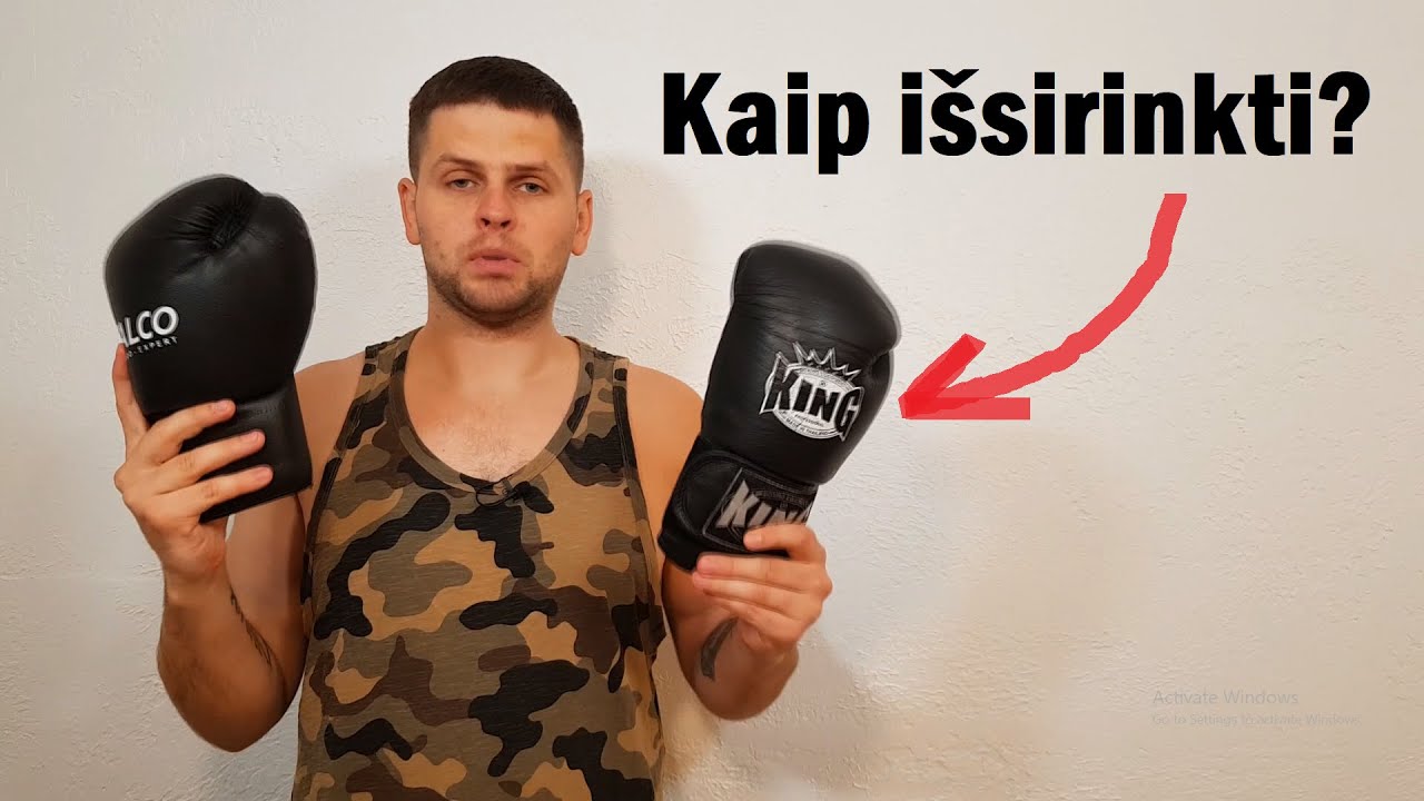 Bokso pir&scaron;tinės. Kaip i&scaron;sirinkti?