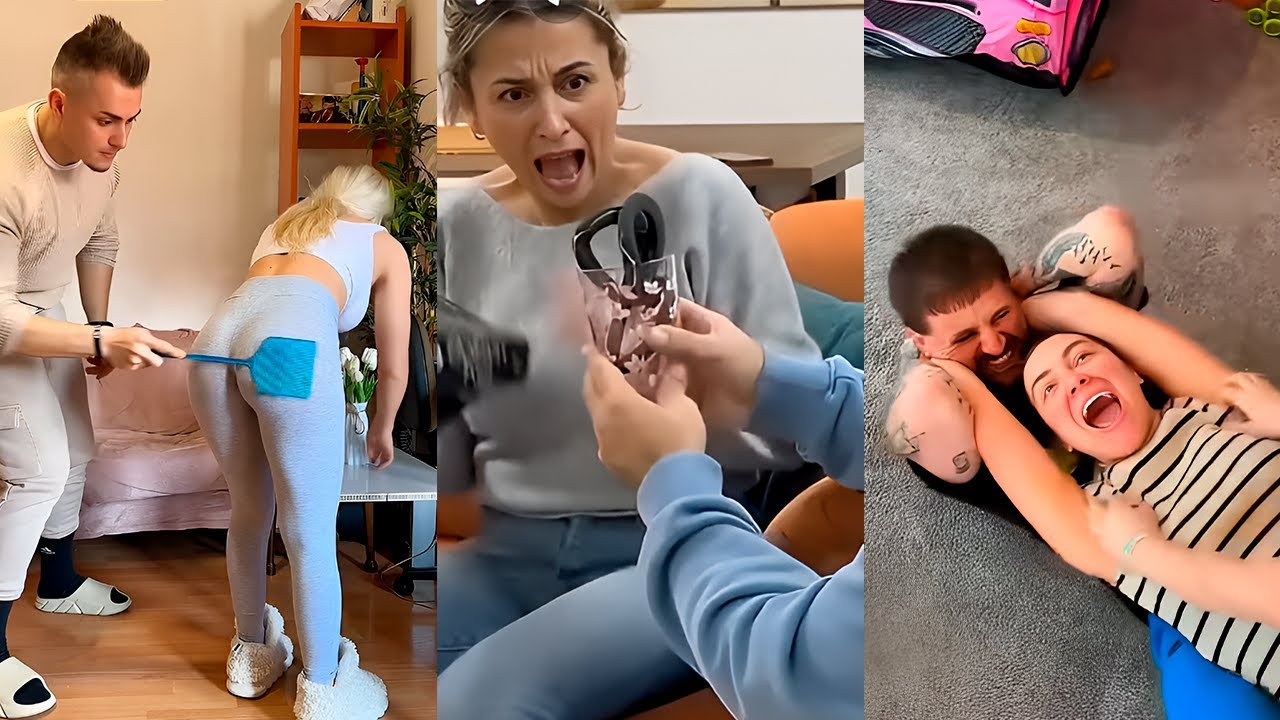 SCARECAM Pranks Reaction 2025 #352  |Funny Scare Pranks/Jumpscare/Funny Videos