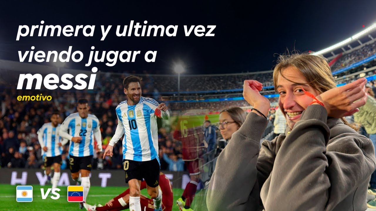 FUI A VER por PRIMERA y ULTIMA vez A MESSI