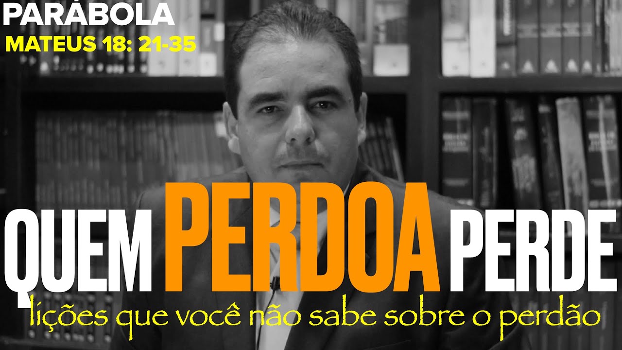 Parábola do Credor Incompassivo.  Quem perdoa é quem Perde