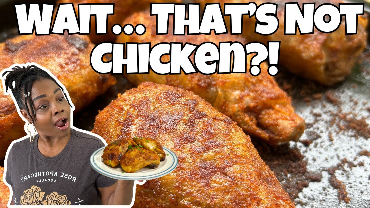 WAIT... That’s Not Real Chicken?! | Jackfruit Chicken Legs Recipe 🍗😱
