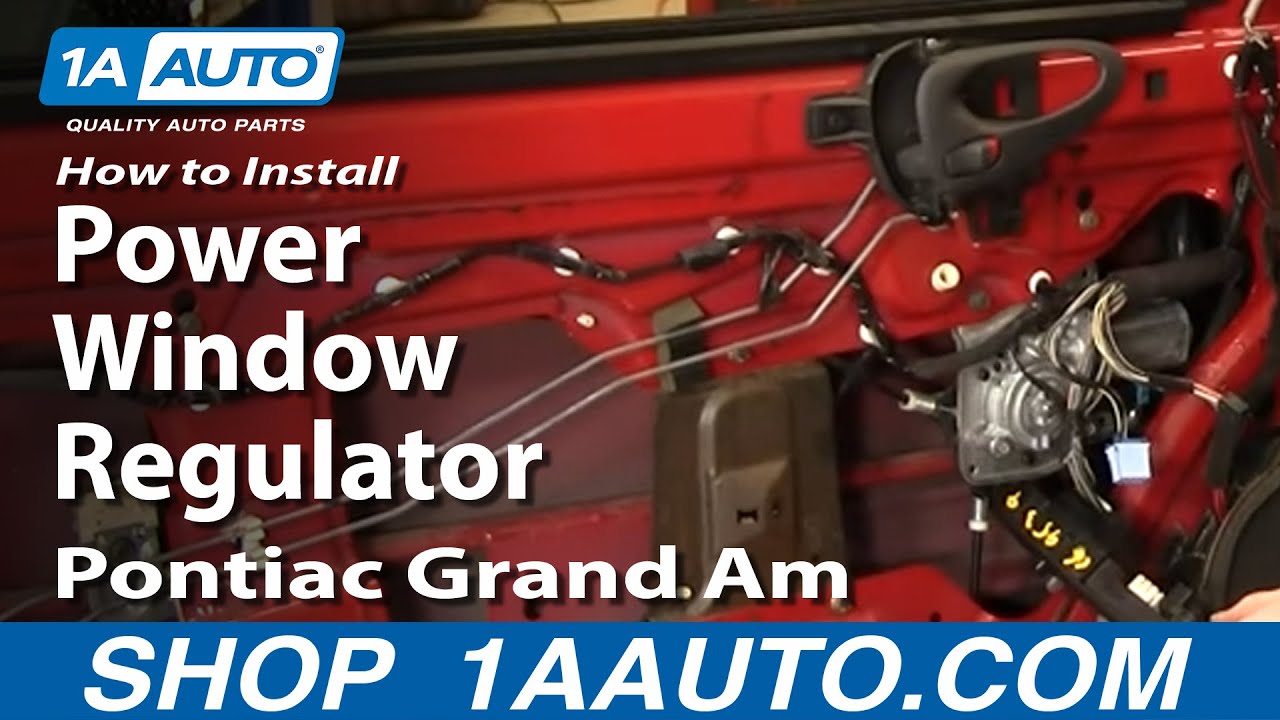 How to Replace Window Regulator 99-05 Pontiac Grand Am