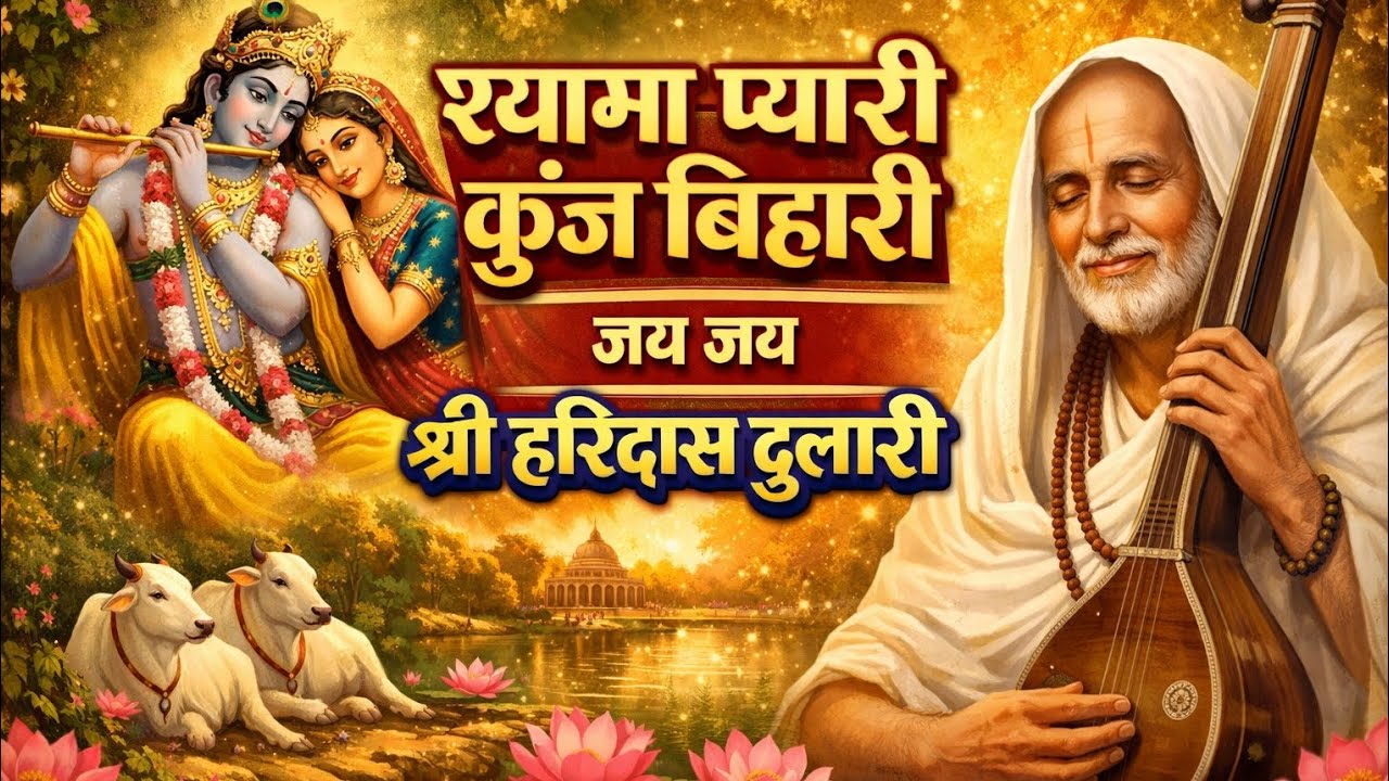 श्यामा प्यारी कुंज बिहारी, जय जय श्री हरिदास दुलारी “दिव्य संकीर्तन” भक्ति वीडियो ||#bhajan #bhakti