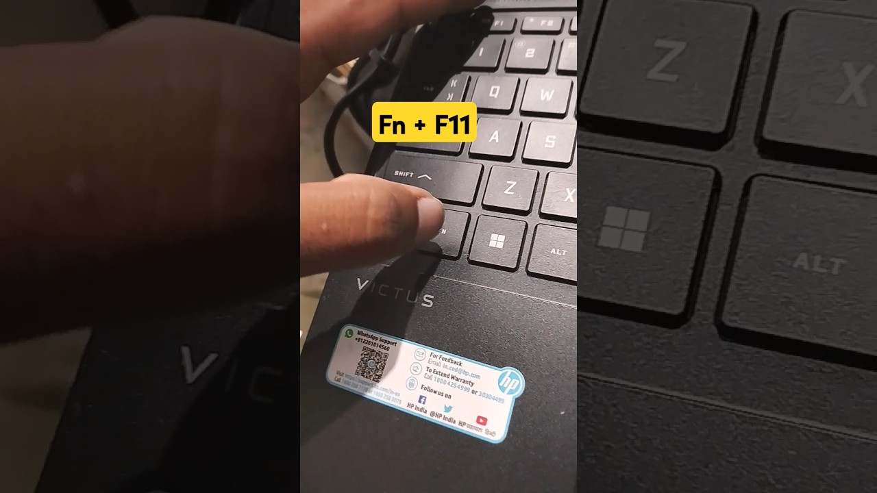 HP Gaming Victus Series Laptop Touchpad Not Working Problem#macnitesh#keyboardtricks#2024short
