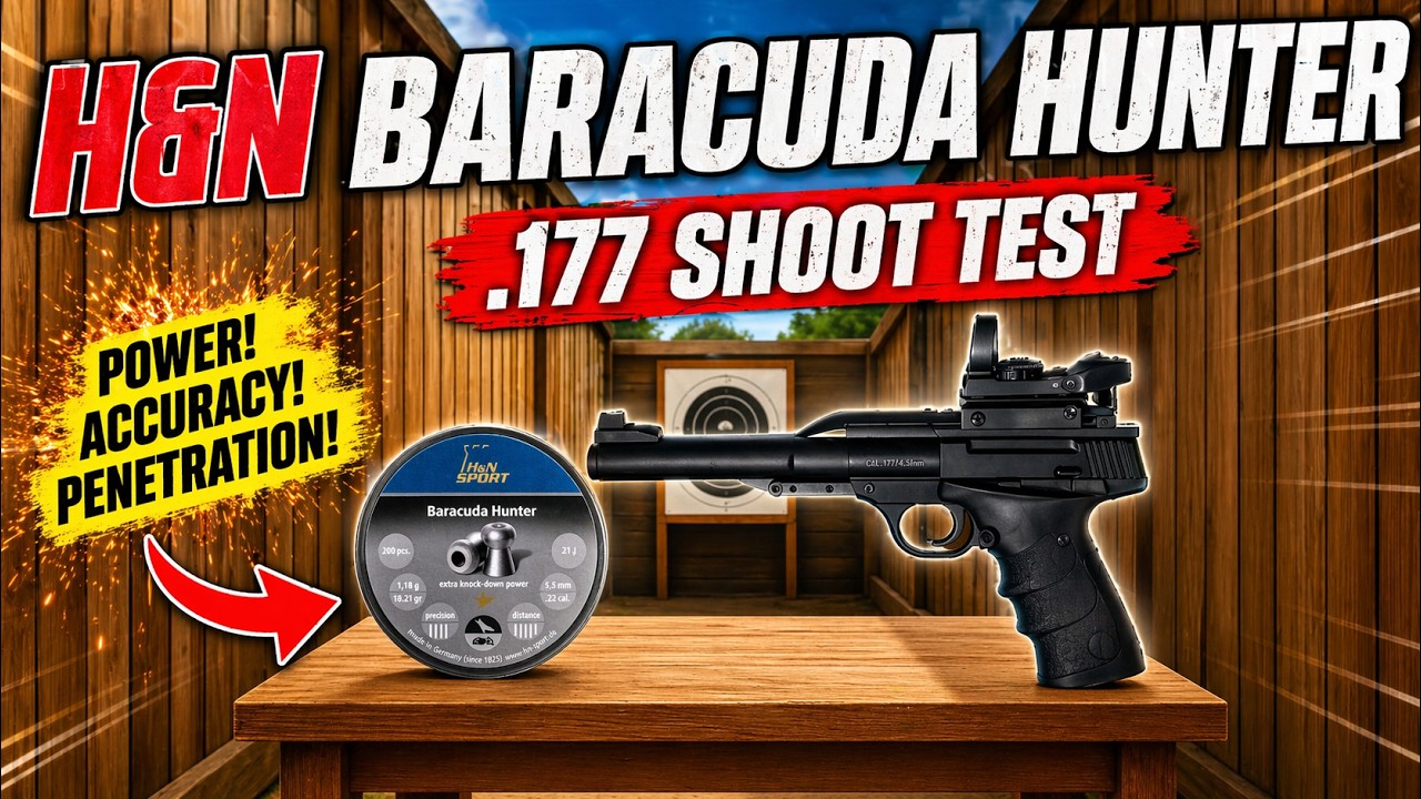 Пеллеты H&N Baracuda Hunter калибра .177 — проверено!
